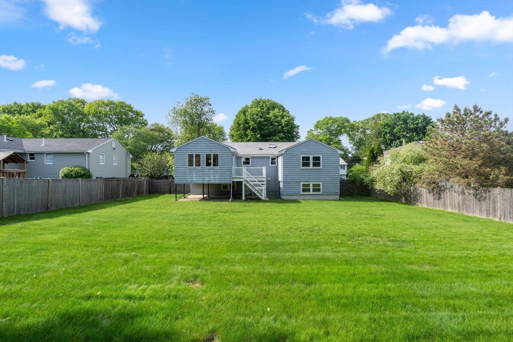 18 Julia Road Needham, MA 02492 - Photo 39 of 41 a house view with a garden space