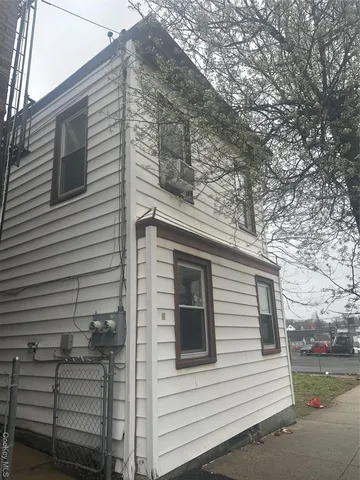 a close view of backyard