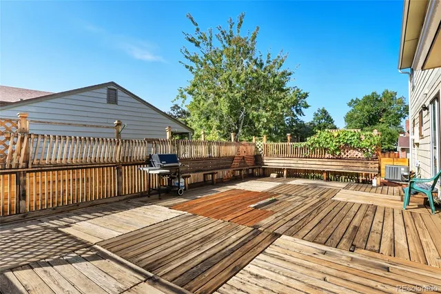 a view of barbeque oven on the roof deck