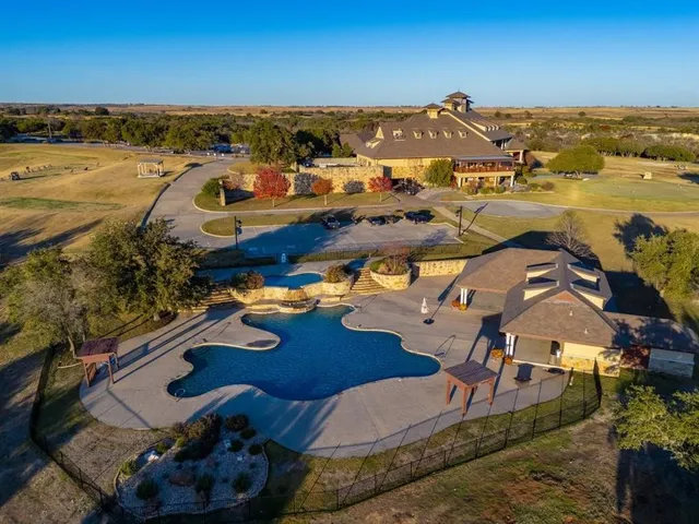 swimming pool view with a outdoor space