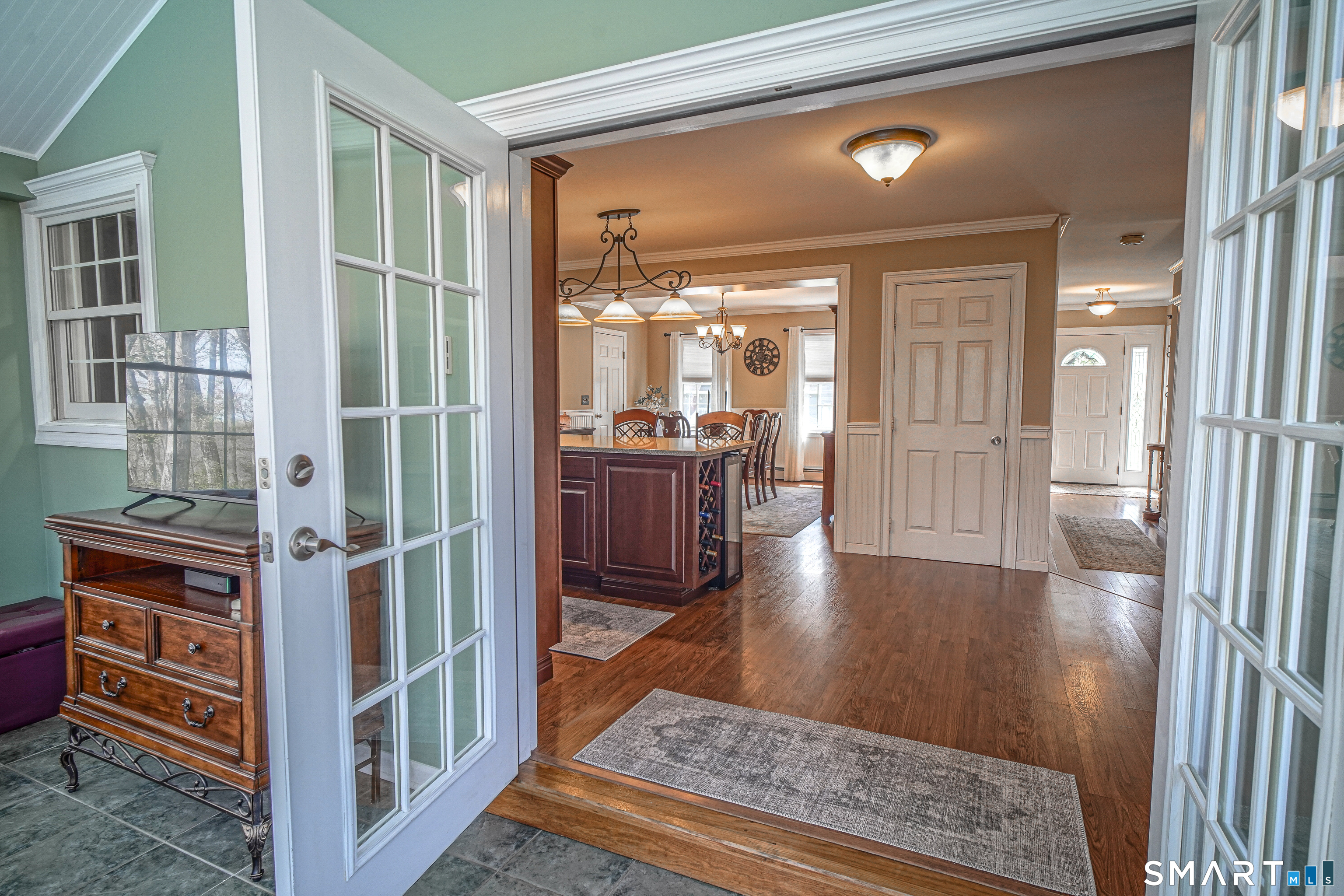 20 Stephen Court Prospect, CT 06712 - Photo 9 of 39 Glass French door from the sunroom to the kitchen.
