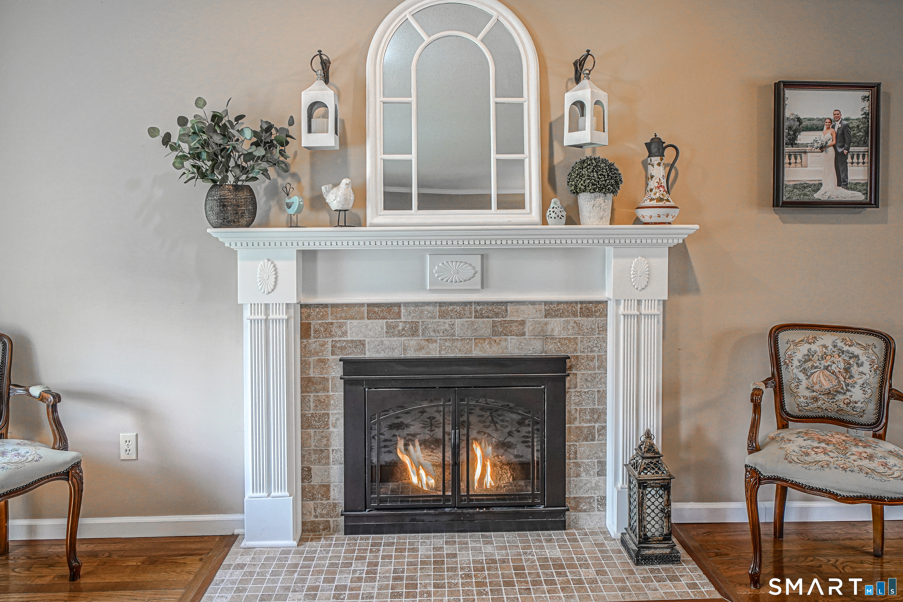 20 Stephen Court Prospect, CT 06712 - Photo 13 of 39 Newer gas fireplace insert in the great room.