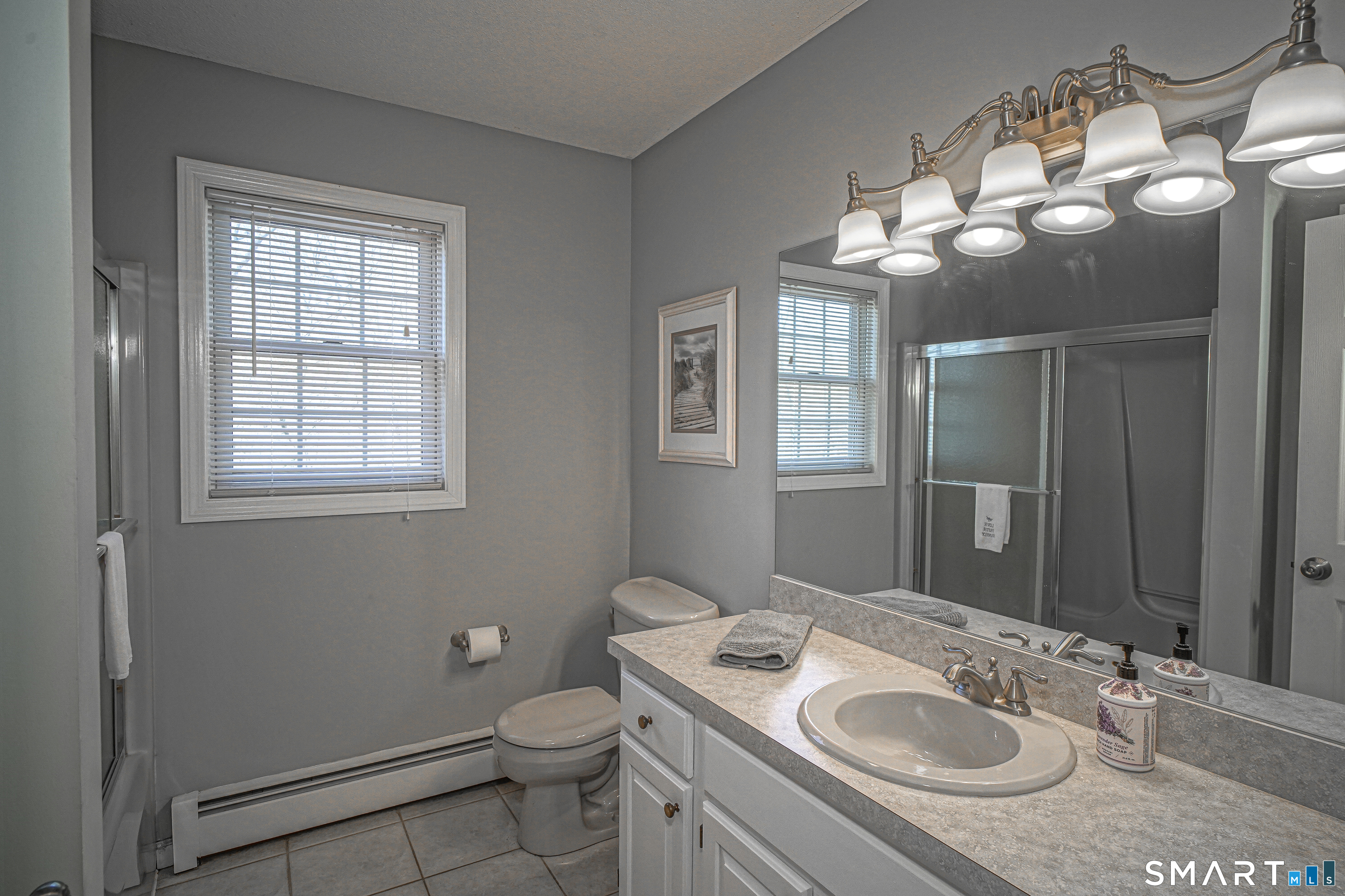 20 Stephen Court Prospect, CT 06712 - Photo 18 of 39 Primary bathroom with stall shower and tiled floor.