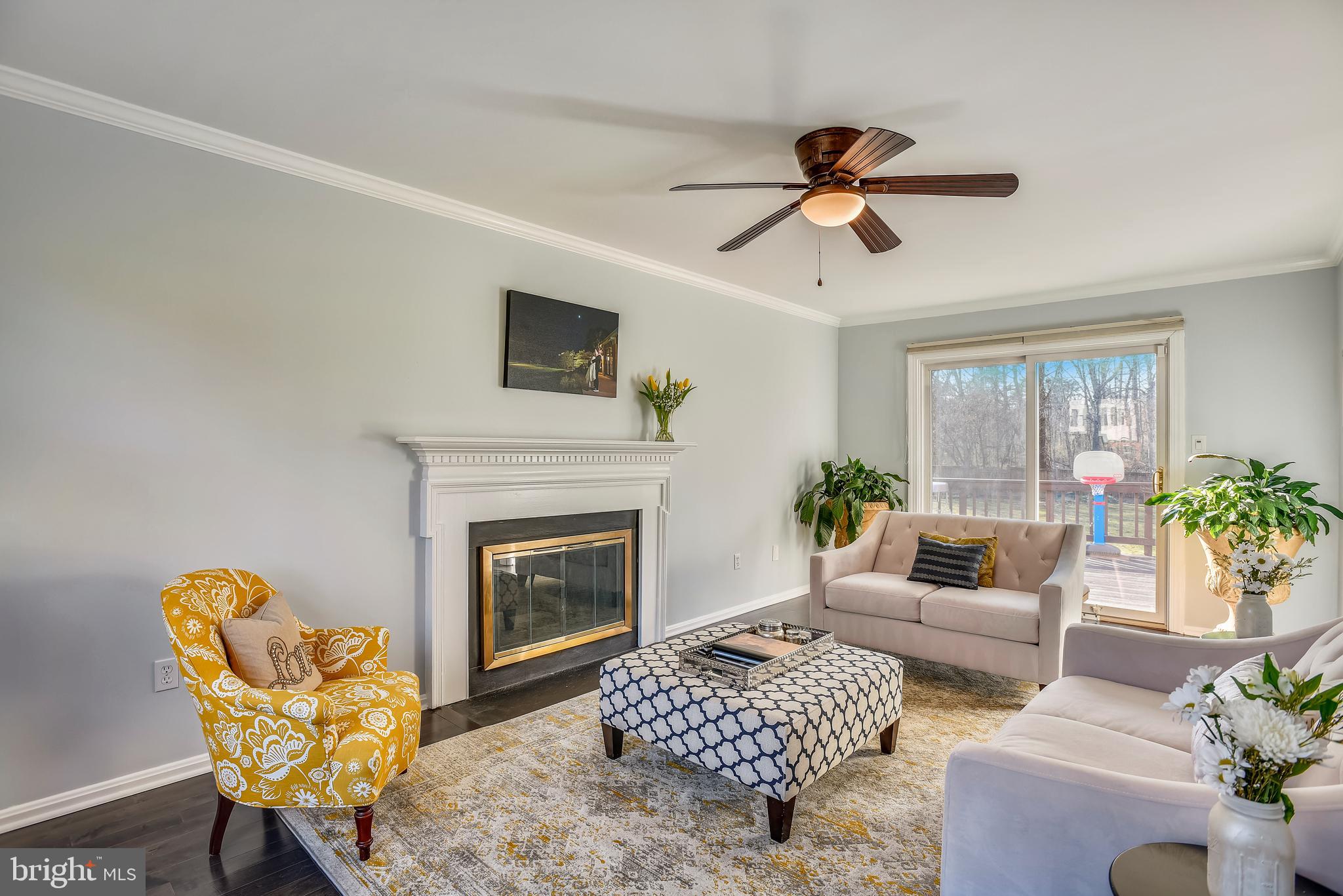 2408 Ivywood Road Reston, VA 20191 - Photo 13 of 35 Formal Living Room ~ w/gas burning fire place