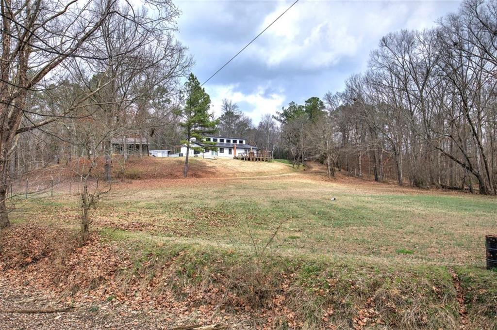 675 McGee Bend Road Southwest Cave Spring, GA 30124 - Photo 30 of 71 a view of dirt yard with a large tree