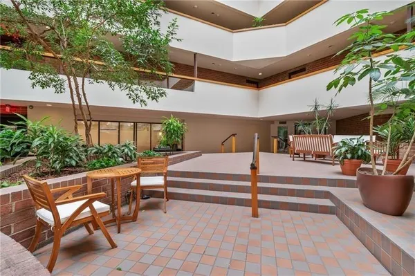 a view of outdoor space with plants