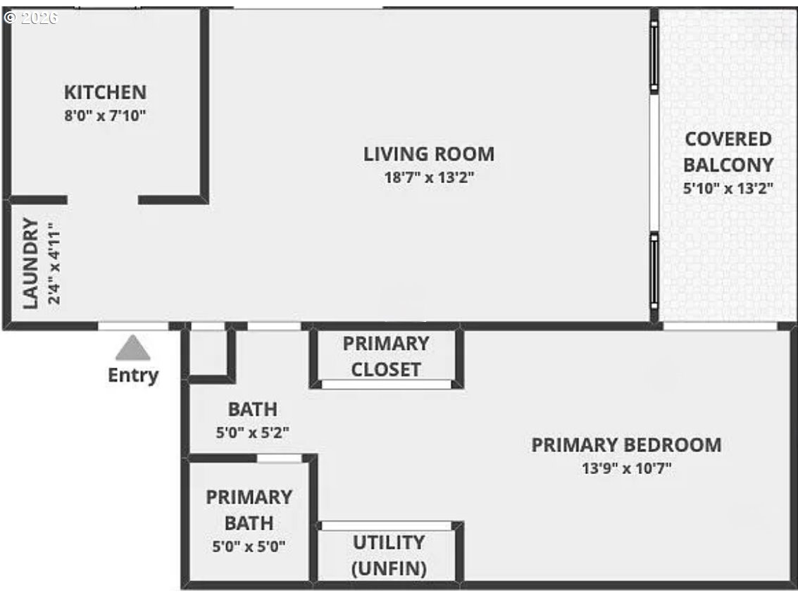 4418 Southwest Dickinson Street, Unit 43 Portland, OR 97219 - Photo 18 of 18 Floor Plan