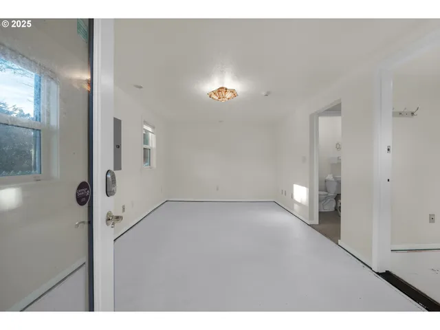 a view of empty room