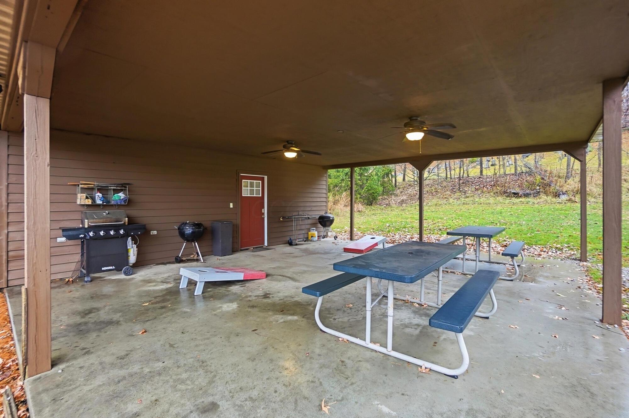6321 R K Miller Road Logan, OH 43138 - Photo 65 of 90 Game and Barbeque area under Shelter.