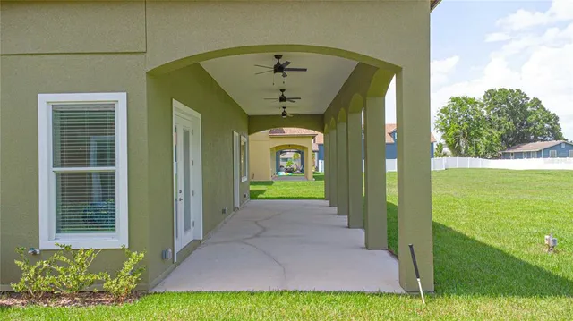 a view of a house with a porch
