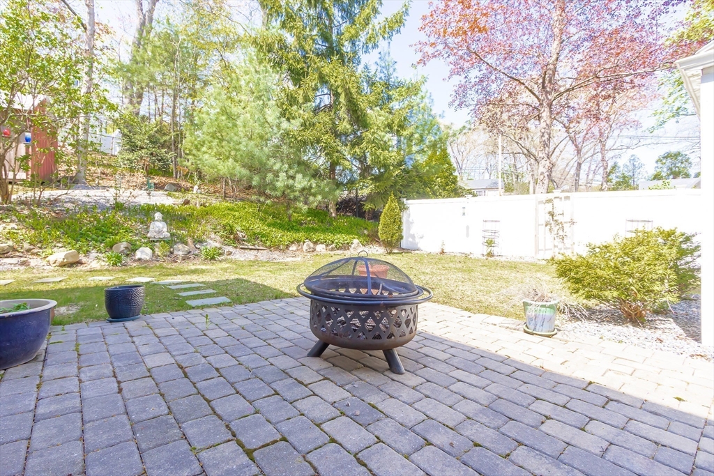 587 Greendale Avenue Needham, MA 02492 - Photo 32 of 36 a view of a lake with a yard and a large tree