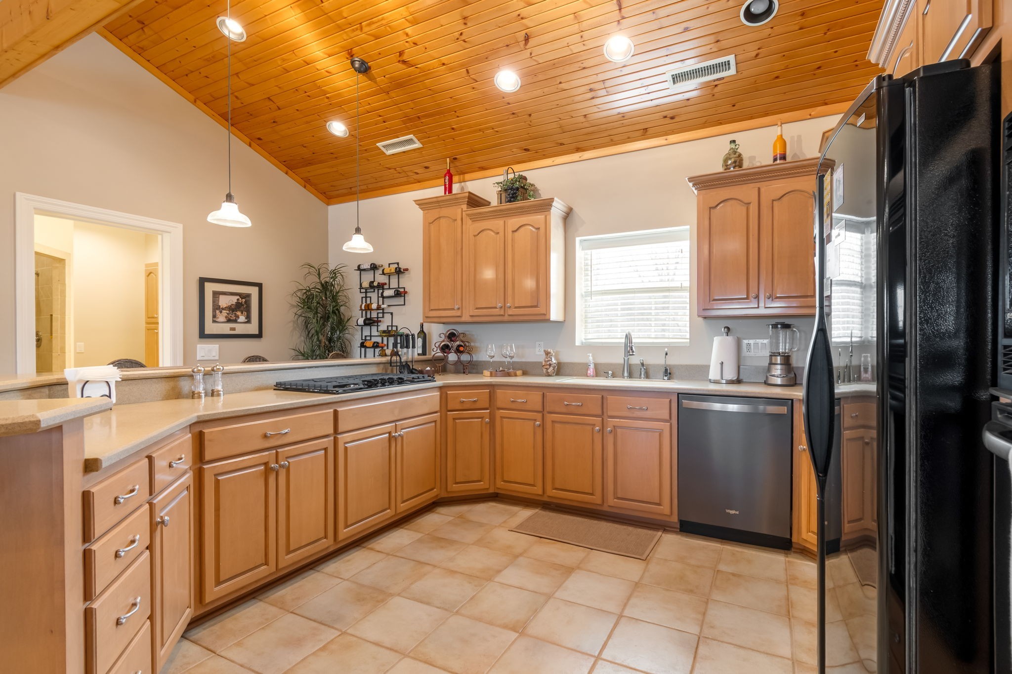 3100 Floyd Road Eagleville, TN 37060 - Photo 11 of 62 a kitchen with a sink window and refrigerator