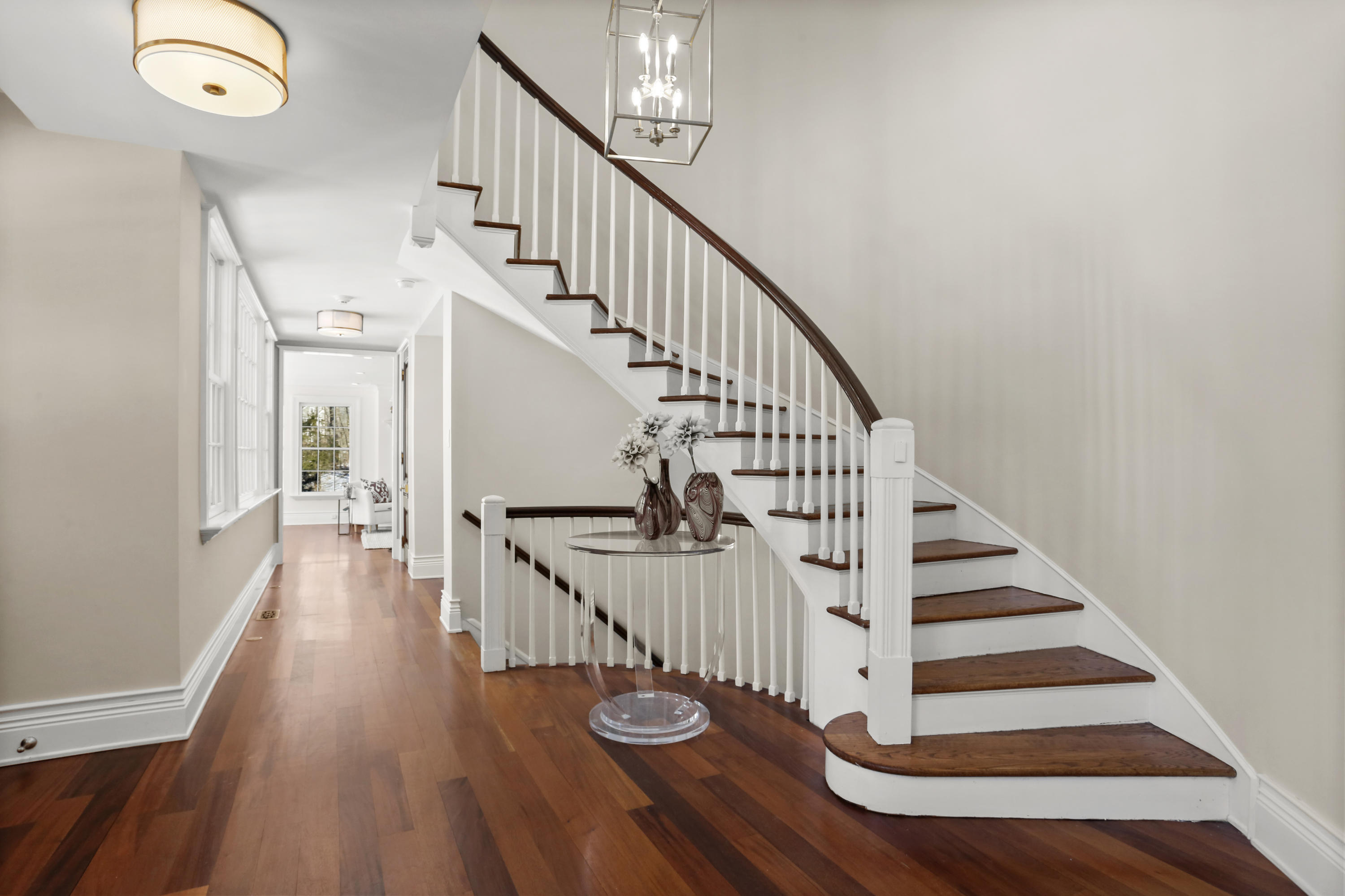 89 Dabney Road New Canaan, CT 06840 - Photo 4 of 40 a view of entryway and hall with wooden floor