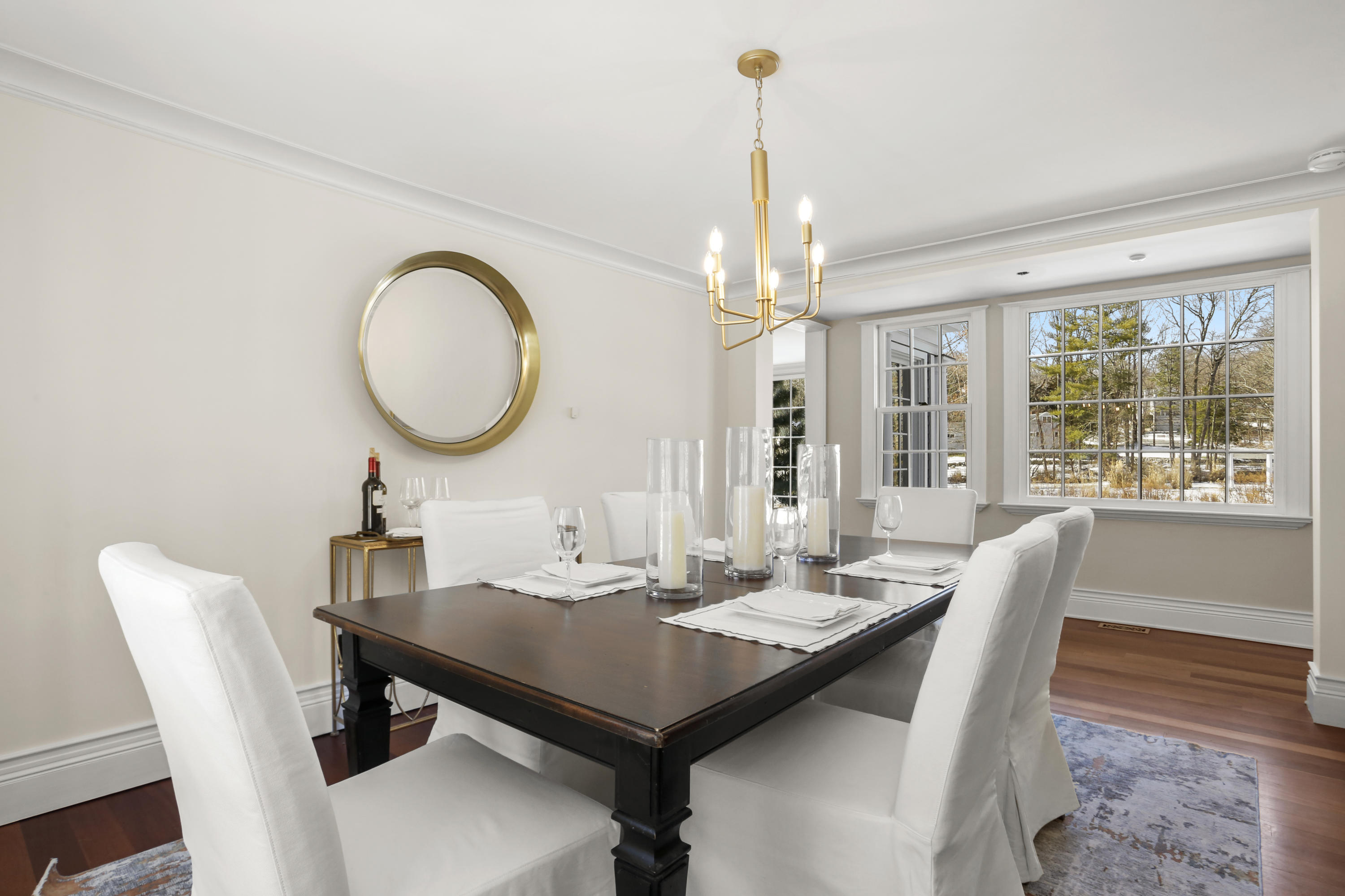 89 Dabney Road New Canaan, CT 06840 - Photo 10 of 40 a view of a dining room with furniture window and wooden floor