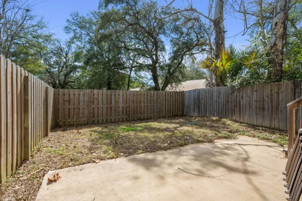 a view of wooden fence