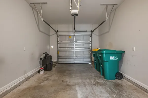 a view of a room with air conditioner duct and materials