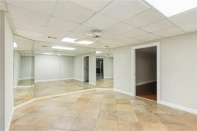 a view of a patio on the deck