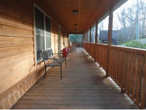 Porch swing stays