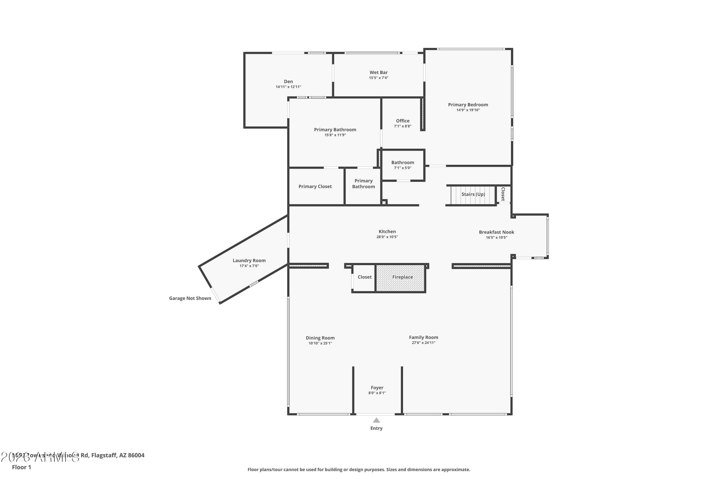 5055 Townsend-Winona Road Flagstaff, AZ 86004 - Photo 33 of 34 a picture of floor plan