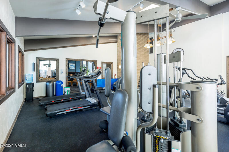 1020 Vail View Drive, Unit 330448 Vail, CO 81657 - Photo 18 of 24 a view of a room with gym equipment