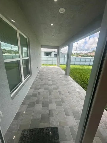 a view of outdoor space and balcony