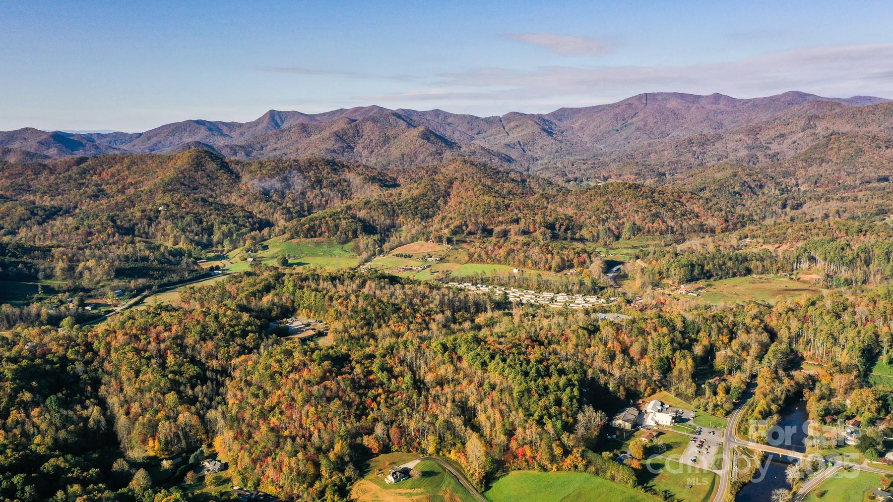 1048 South River Road Sylva, NC 28779 - Photo 33 of 42 a view of a lush green hillside and a mountain