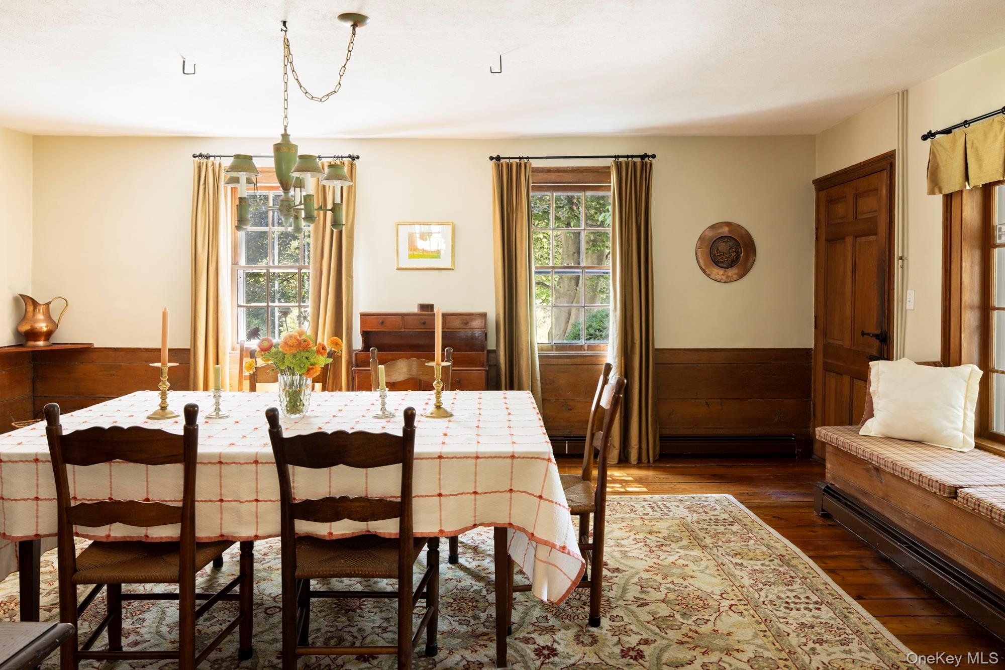 425 Camby Road Millbrook, NY 12545 - Photo 17 of 39 a view of a dining room with furniture window and wooden floor