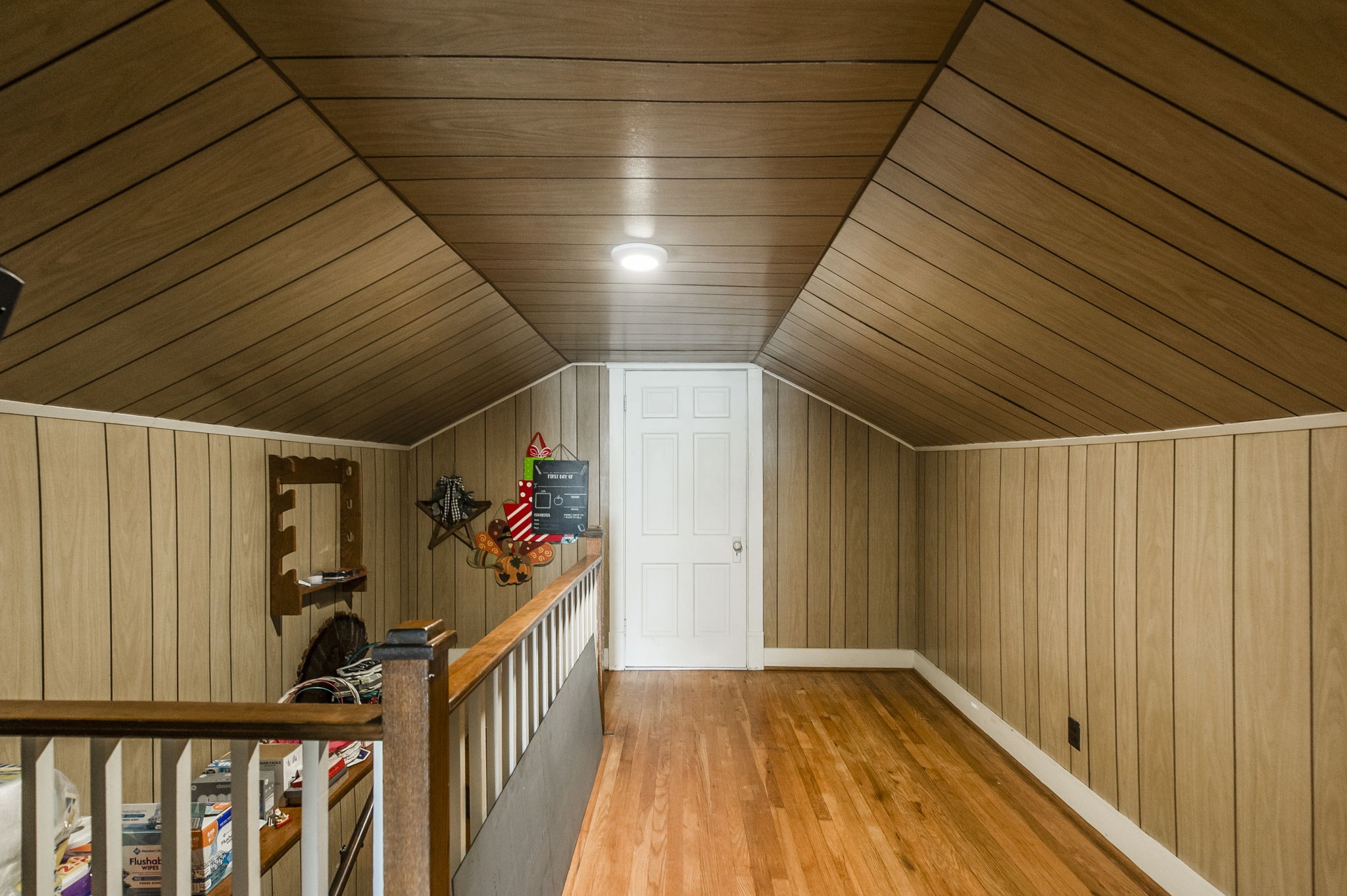 4131 Corbin Sneed Road Springfield, TN 37172 - Photo 41 of 52 a view of a hallway with wooden walls