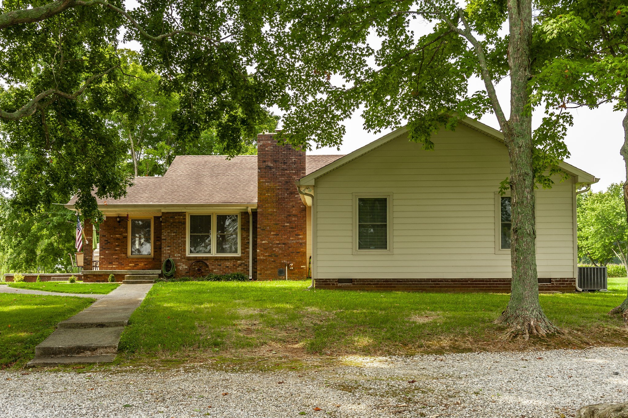 4131 Corbin Sneed Road Springfield, TN 37172 - Photo 43 of 52 a front view of house with yard and green space