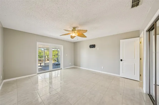 a view of hallway with livingroom