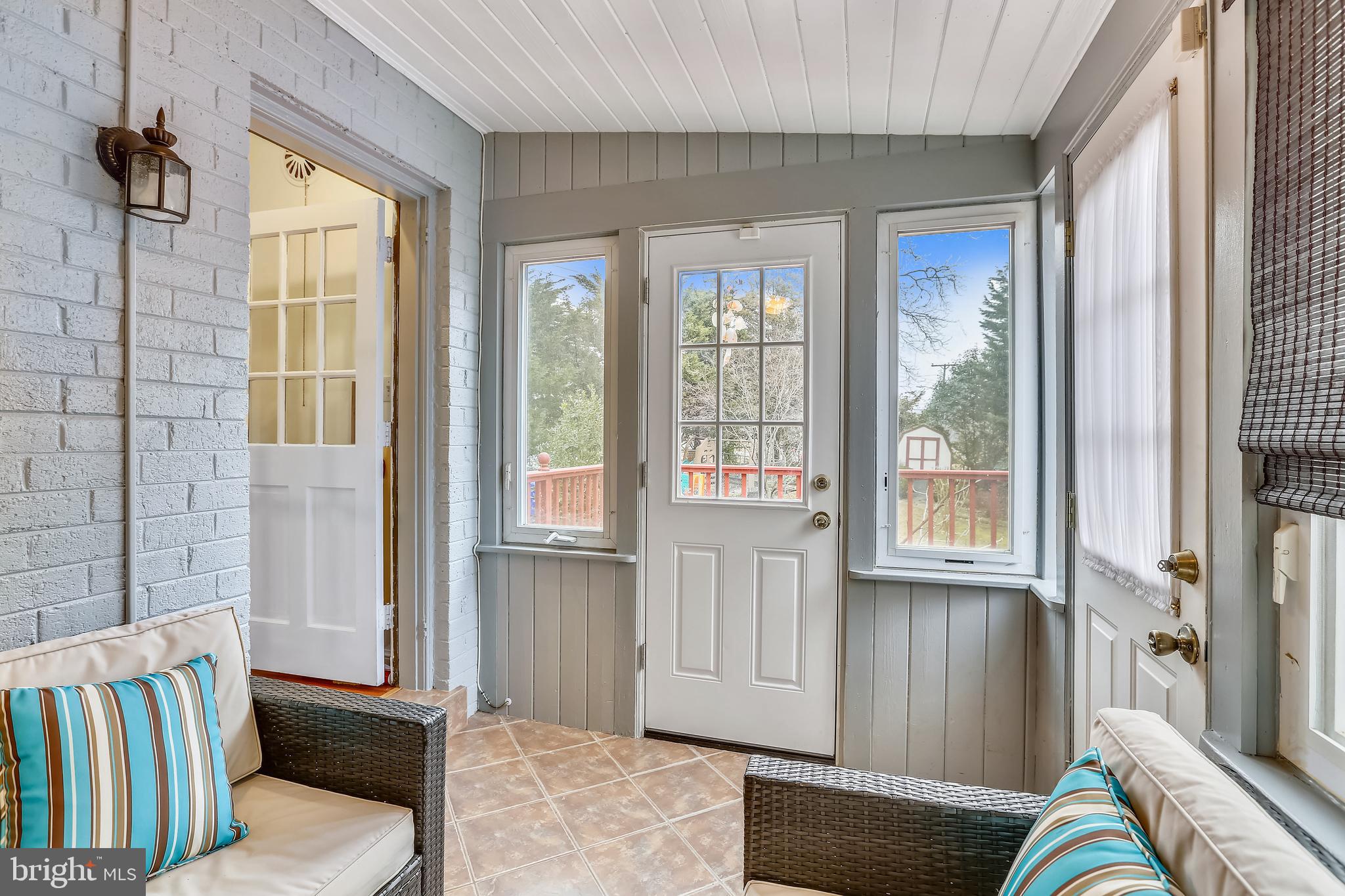 8917 Walden Road Silver Spring, MD 20901 - Photo 14 of 29 Enclosed Porch with entrance to Deck