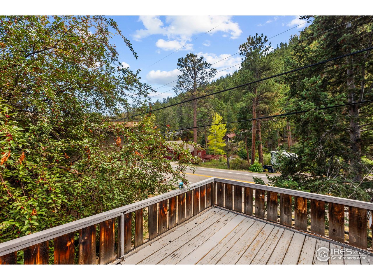 2387 West W Highway Drake, CO 80515 - Photo 8 of 29 a view of balcony with wooden floor and fence