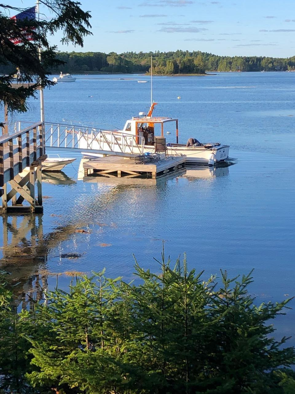 110 States Point Road St. George, ME 04860 - Photo 7 of 56 boat on dock from land