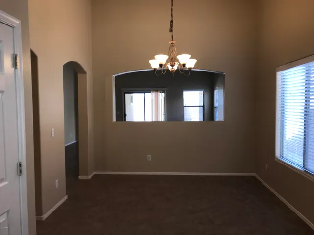 a view of a livingroom with a window