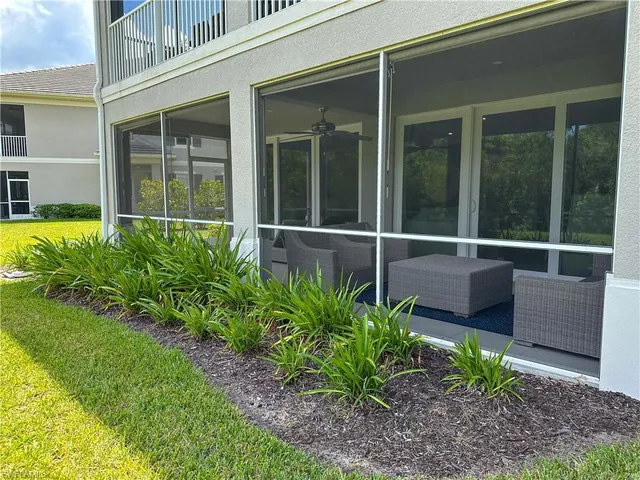 a house with a garden view
