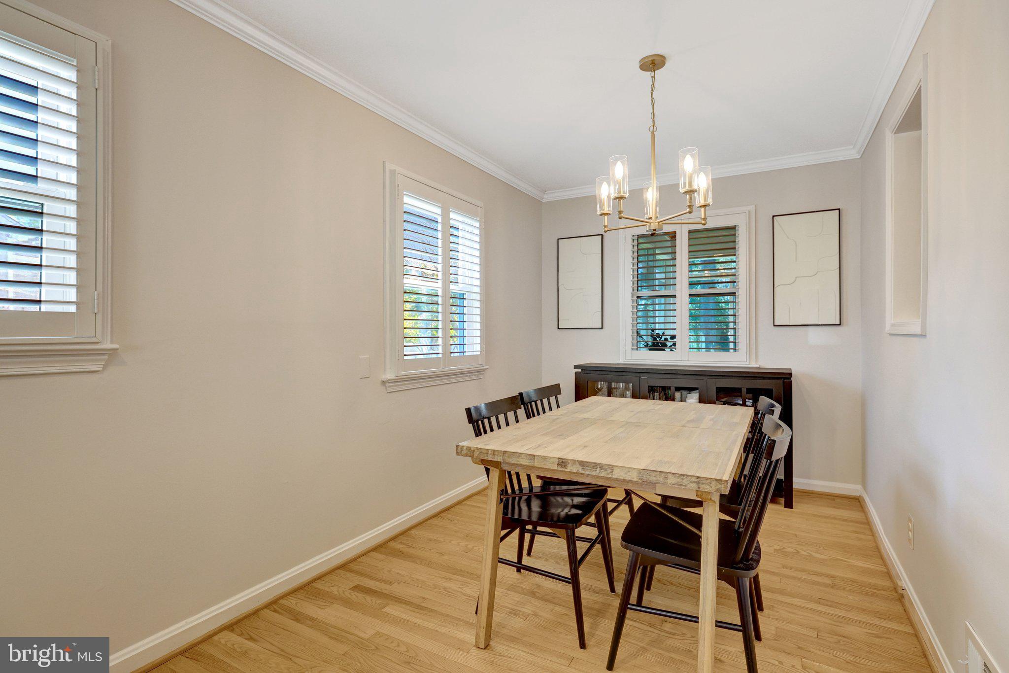 4132 Addison Road Fairfax, VA 22030 - Photo 13 of 58 a view of a dining room with furniture and window
