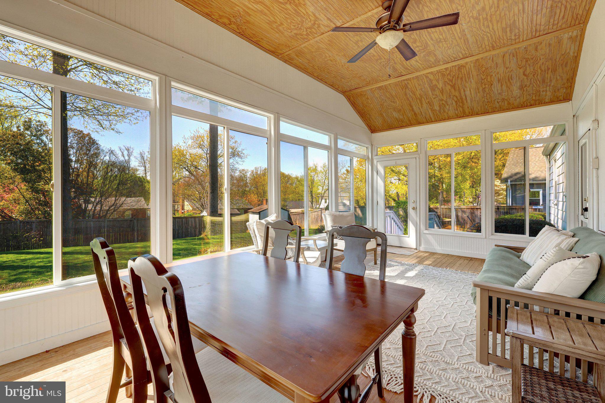 4132 Addison Road Fairfax, VA 22030 - Photo 24 of 58 a view of a dining room with furniture window and outside view