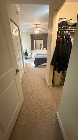 a view of walk in closet