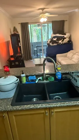 a room with furniture and window