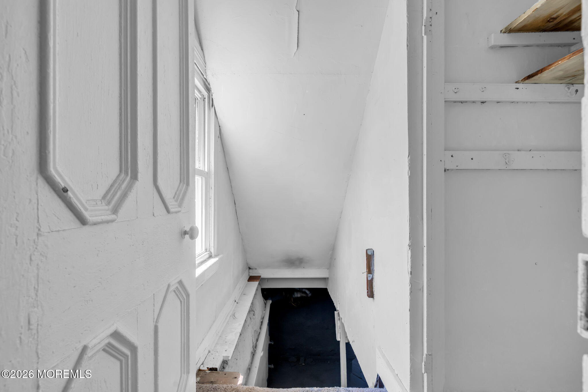 9 Arneytown-Hornerstown Road Cream Ridge, NJ 08514 - Photo 50 of 58 a view of staircase with white walls