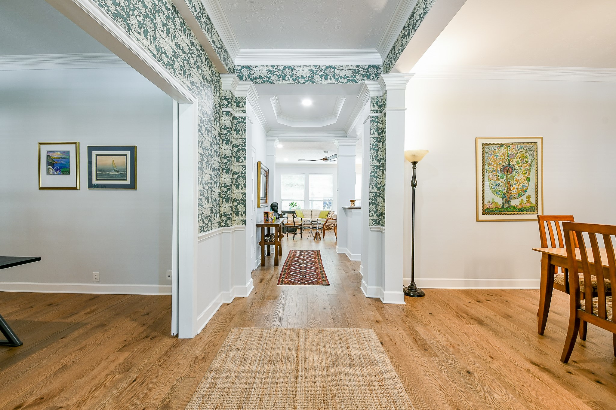 2442 Chimney Rock Road Houston, TX 77057 - Photo 6 of 50 a view of a room with wooden floor windows and entryway