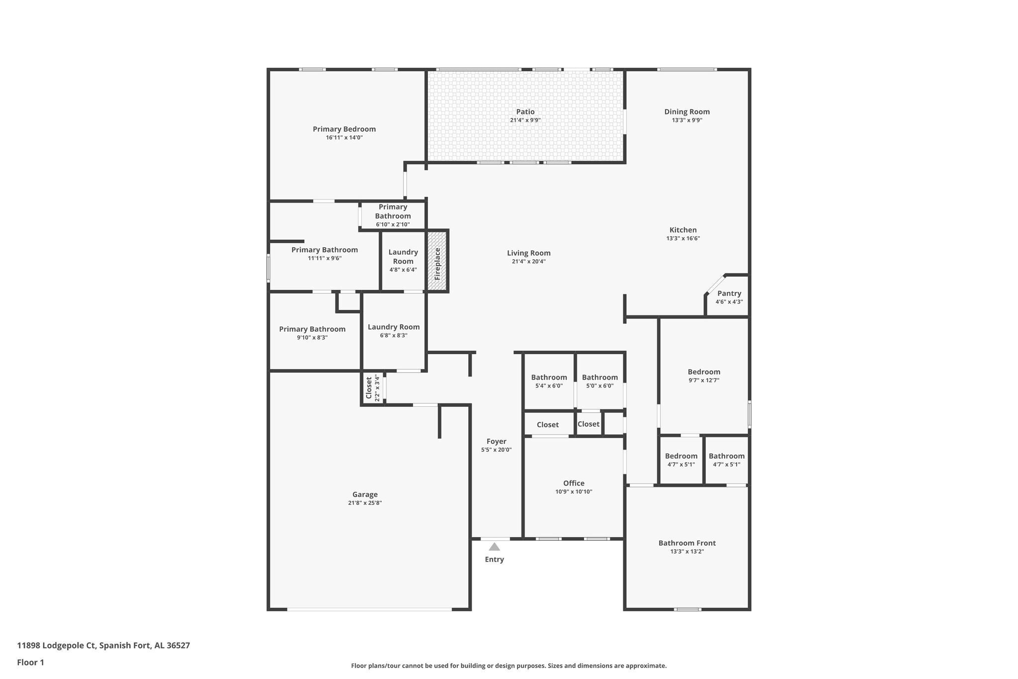 11898 Lodgepole Court Daphne, AL 36527 - Photo 51 of 51 Floor plan