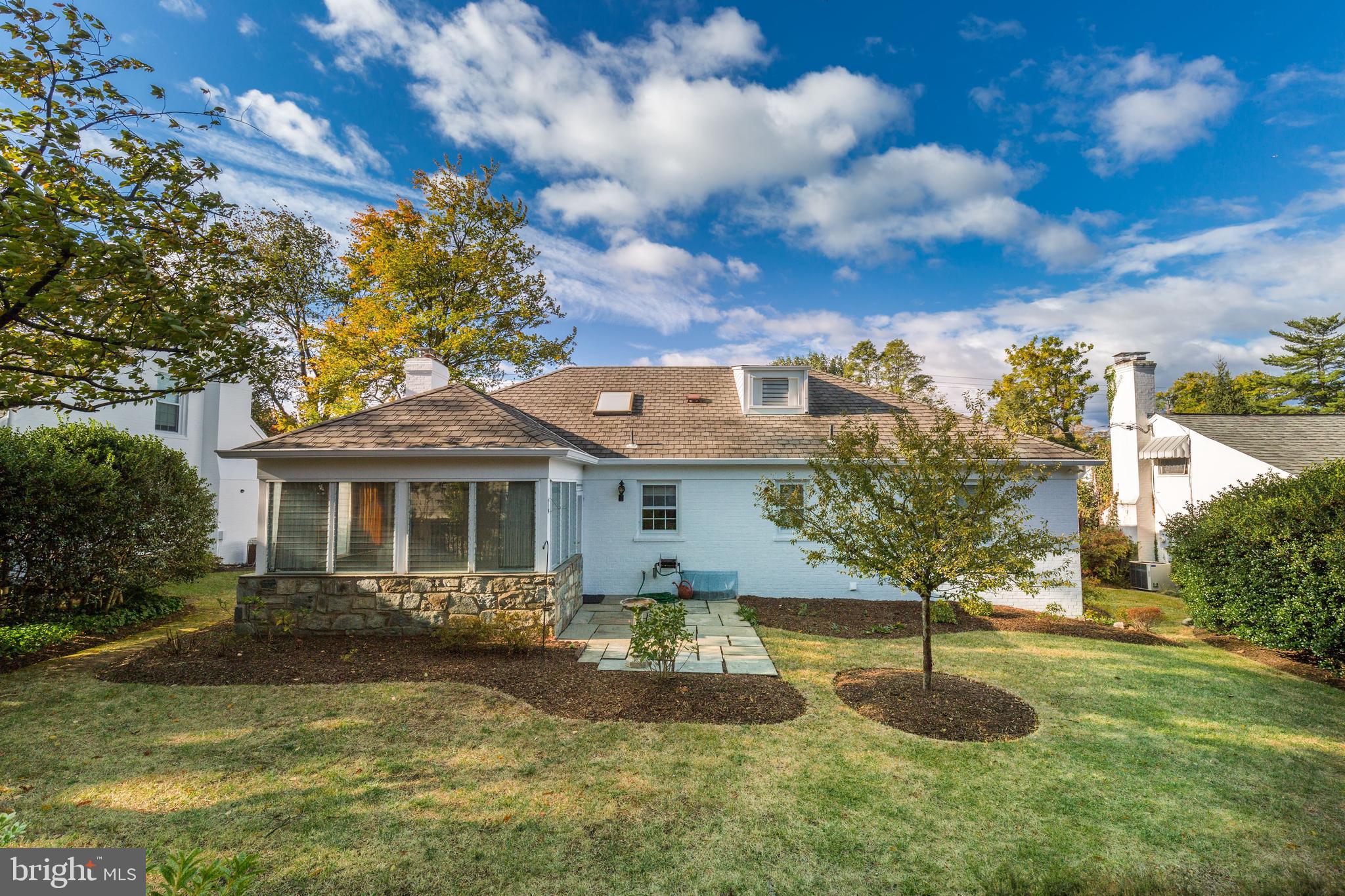 4709 River Road Bethesda, MD 20816 - Photo 43 of 52 Rear of house view of enclosed Porch
