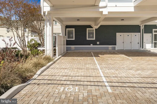 a front view of a building