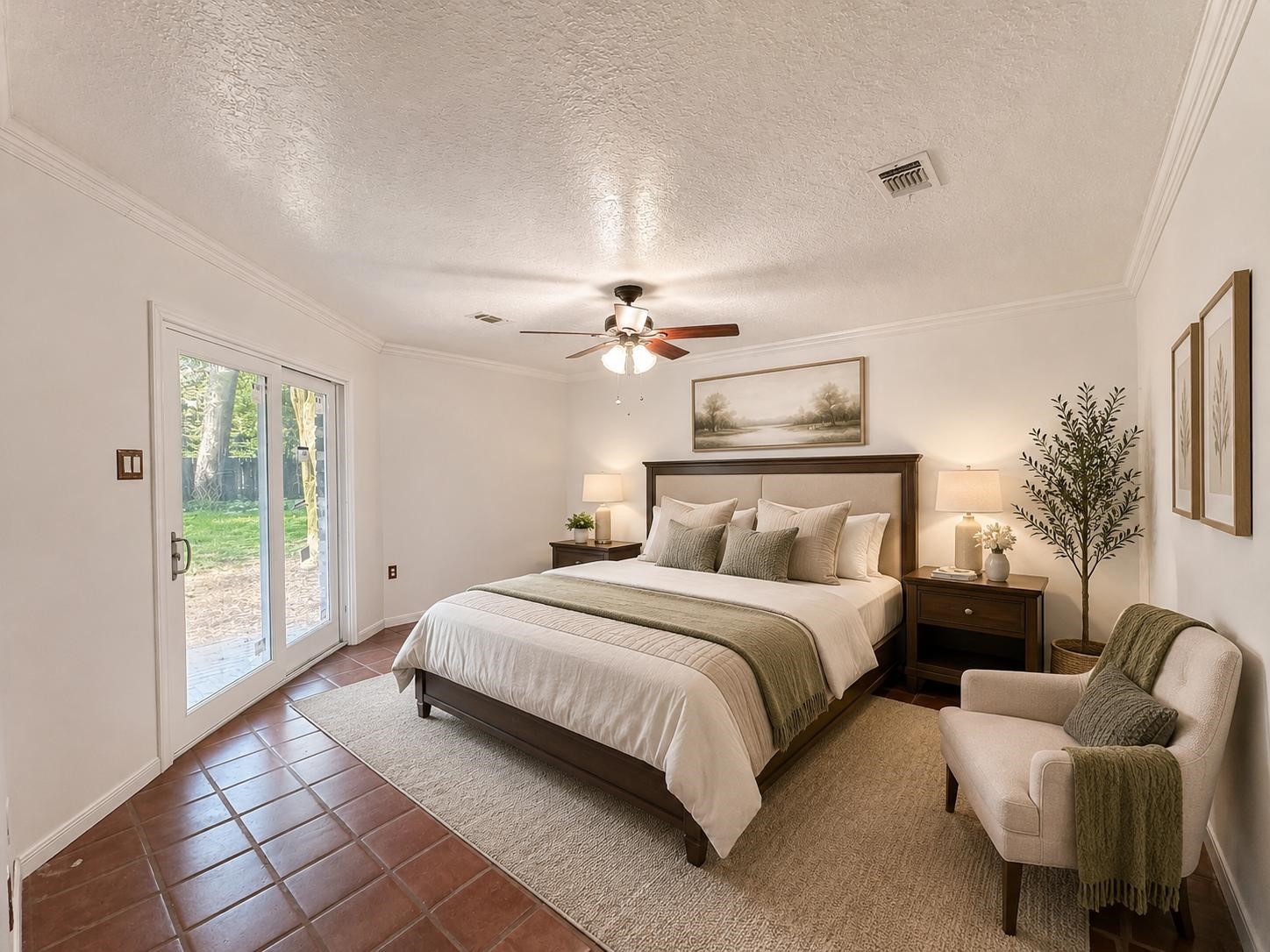 6514 Misty Springs Lane Spring, TX 77379 - Photo 11 of 49 a bedroom with a bed and glass window