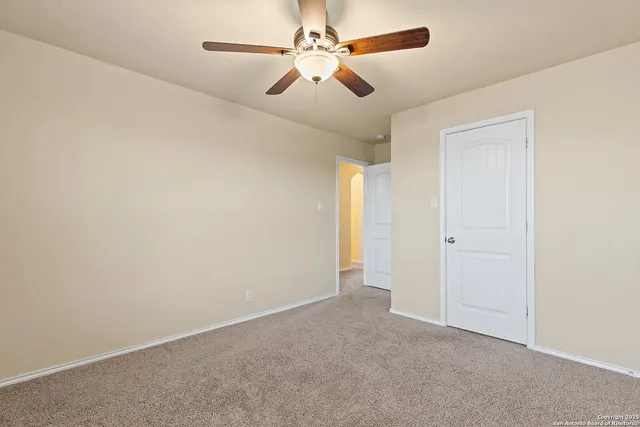 a backyard of a house