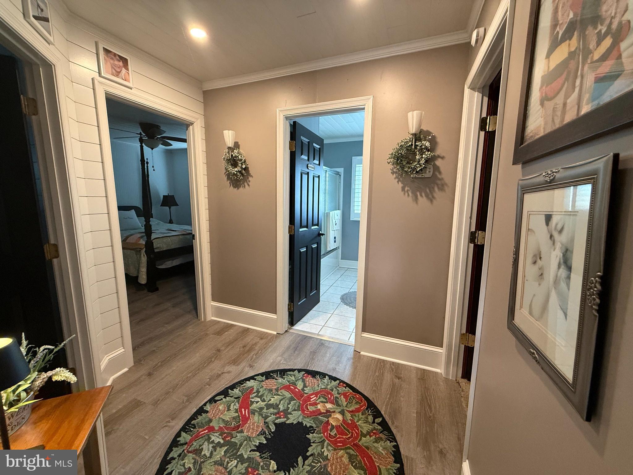 16261 Main Ridge Road Tangier, VA 23440 - Photo 27 of 38 Charming hallway with elegant decor.