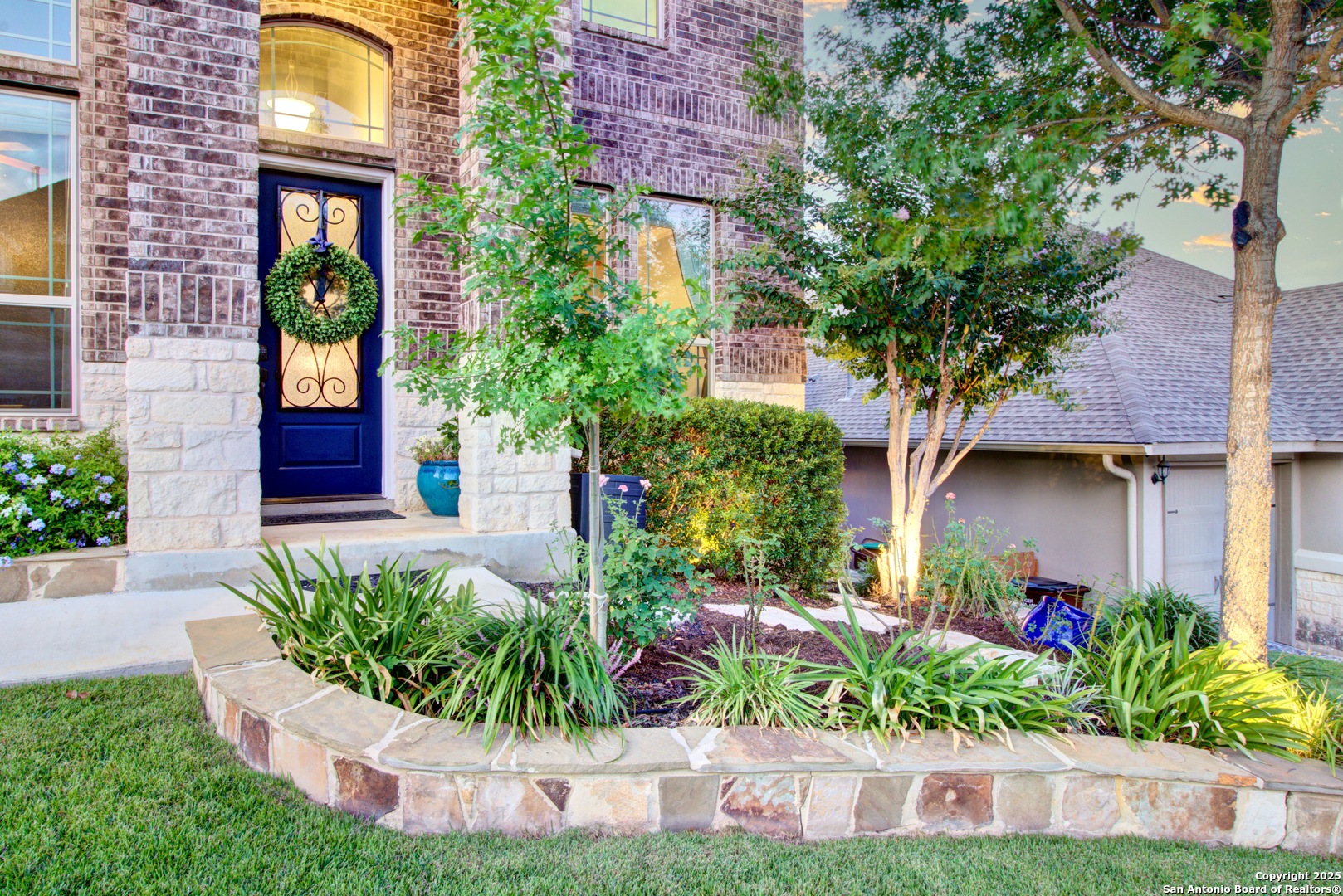28518 Tristant Ridge San Antonio, TX 78260 - Photo 39 of 43 a front view of a house having yard