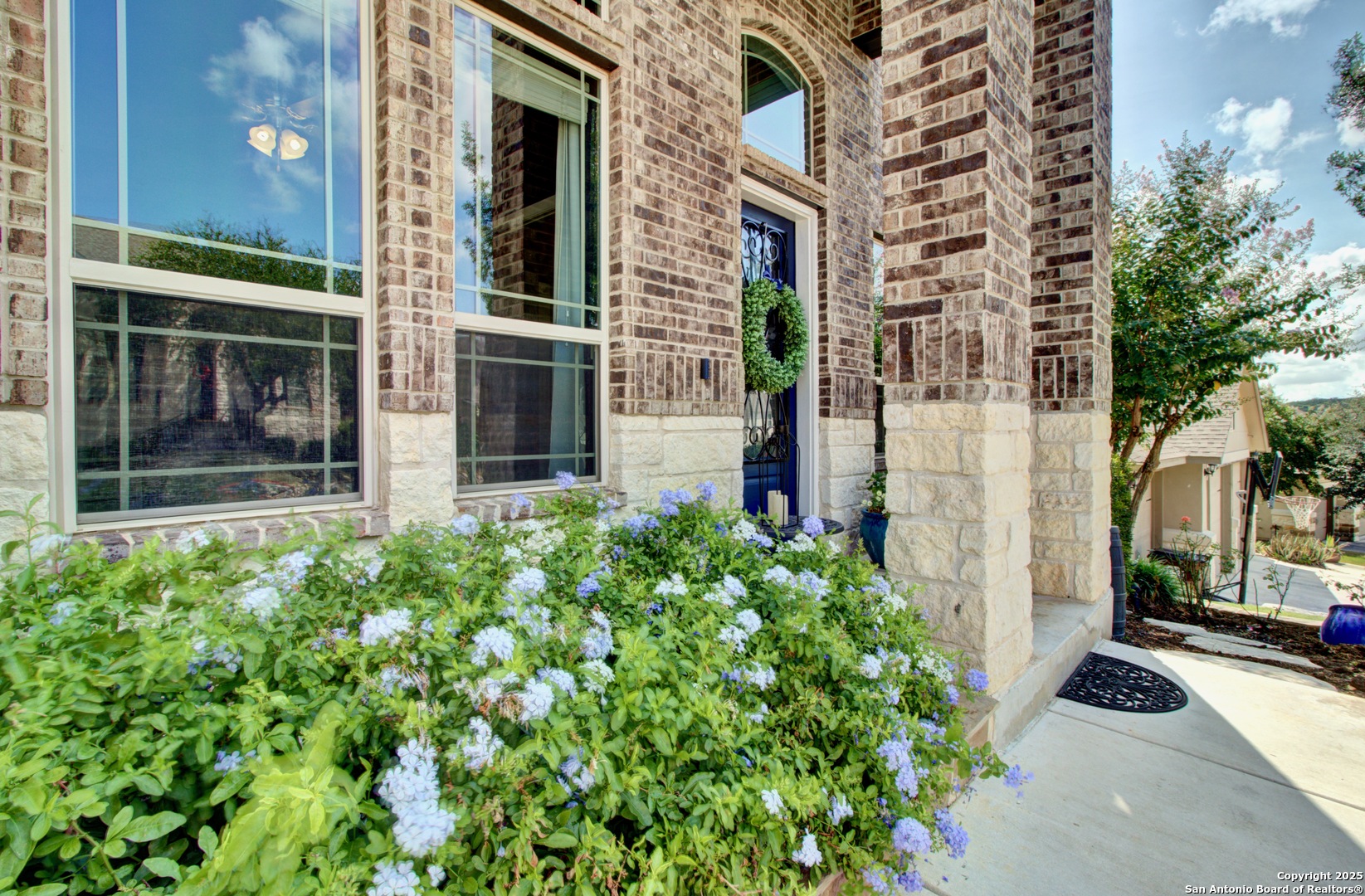 28518 Tristant Ridge San Antonio, TX 78260 - Photo 5 of 43 front view of a house with a yard