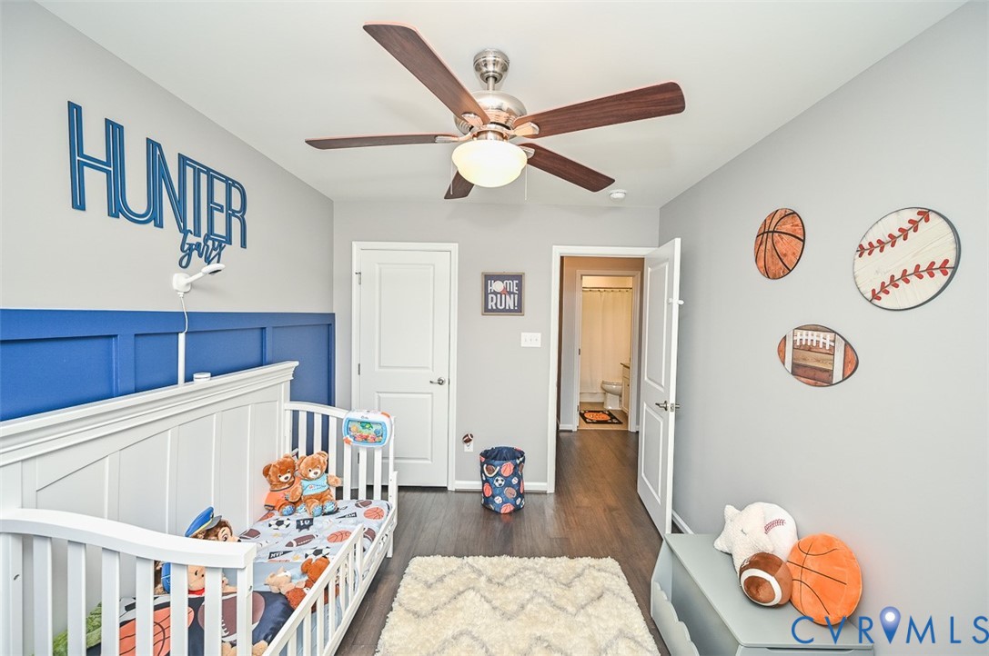 8990 Ringview Drive Mechanicsville, VA 23116 - Photo 29 of 39 Bedroom 2 featuring engineered wood flooring and c